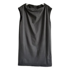 Rick Owens Brown Cotton Tank Top