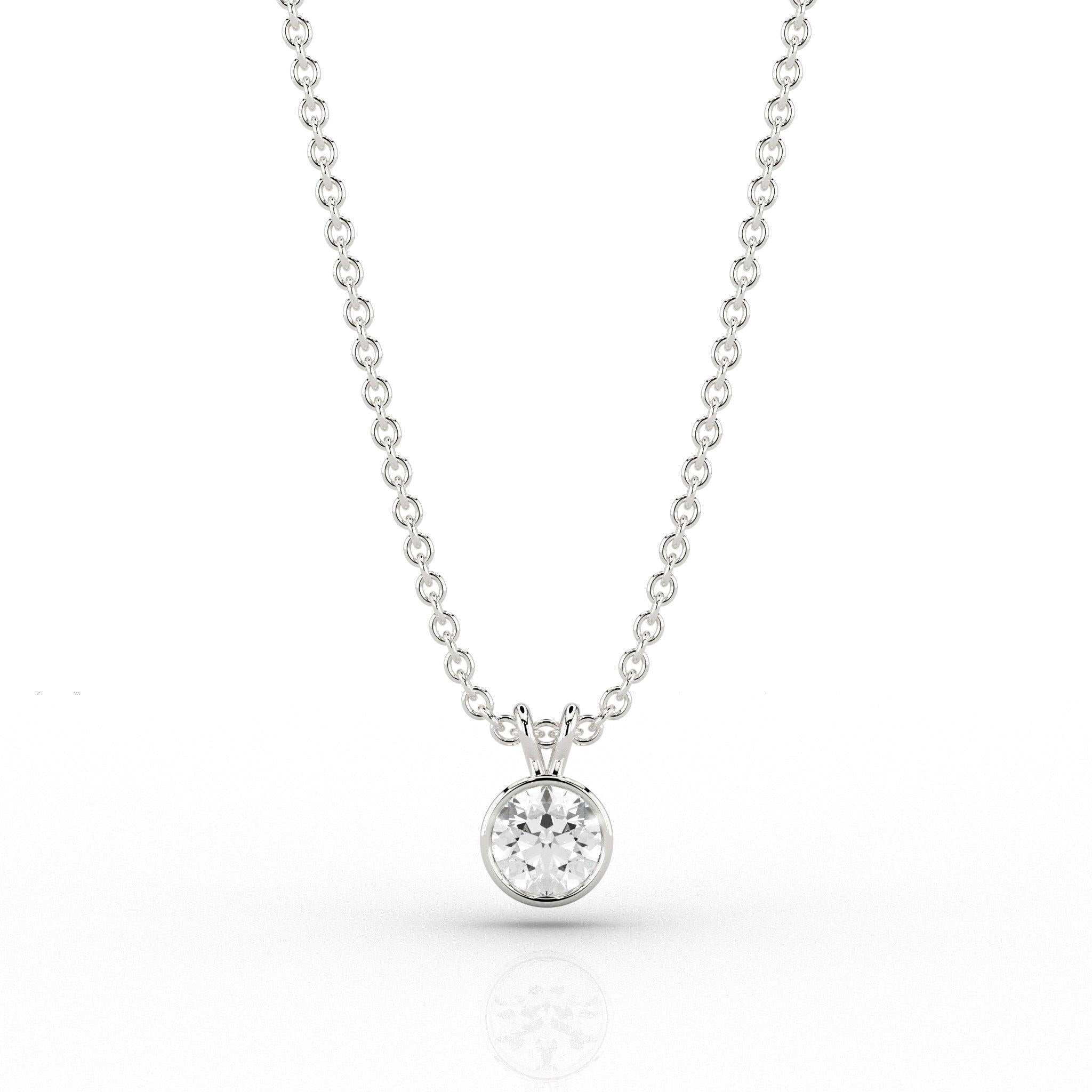 Rae 0.49ct Pendant in 18ct White Gold