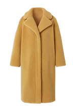 Stand Studio Camel Faux Fur Coat