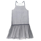 Jacadi blue and white striped girl's summer dress