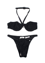 Medina Black Smocked Lagoon Bikini