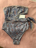 Zimmermann Vitali Scarf Tie One Piece Bathing Suit