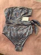 Zimmermann Vitali Scarf Tie One Piece Bathing Suit