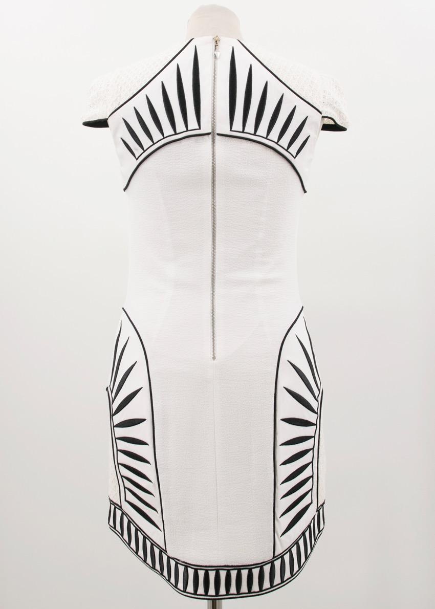 Bless'ed Are The Meek White Cap Sleeved Dress
