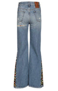 Valentino Embroidered Flared Jeans