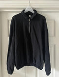 Quarter Zipped Cotton Polo Jumper