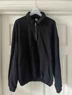 Quarter Zipped Cotton Polo Jumper