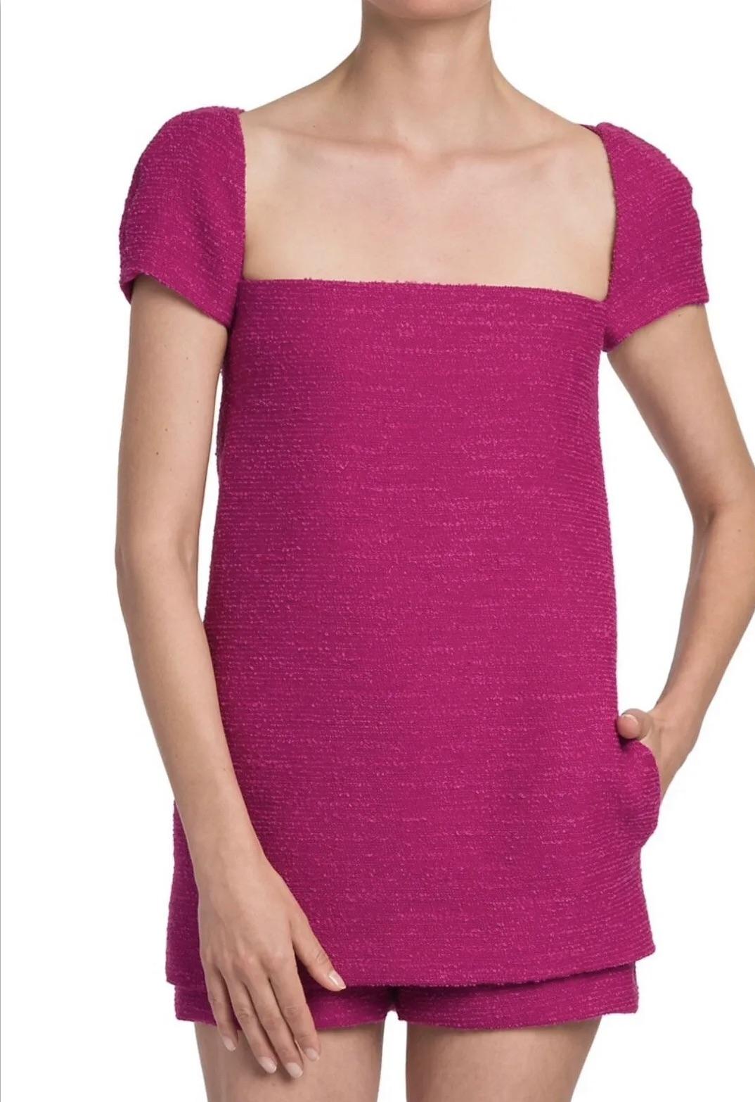 Pink Short Sleeved Romper Suit