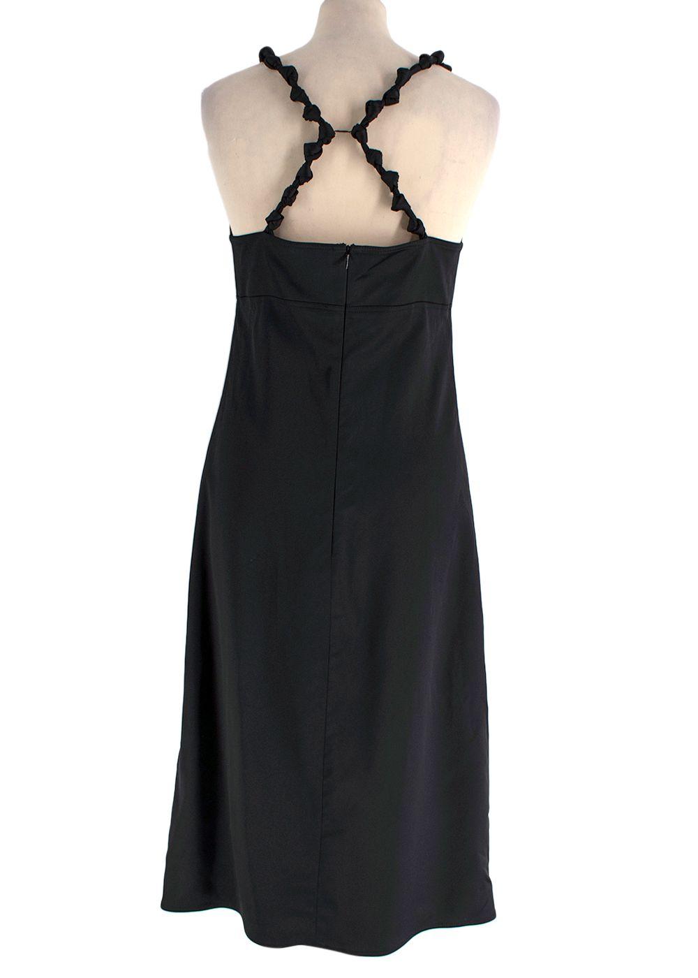 Bottega Veneta Knotted Strap Satin Dress