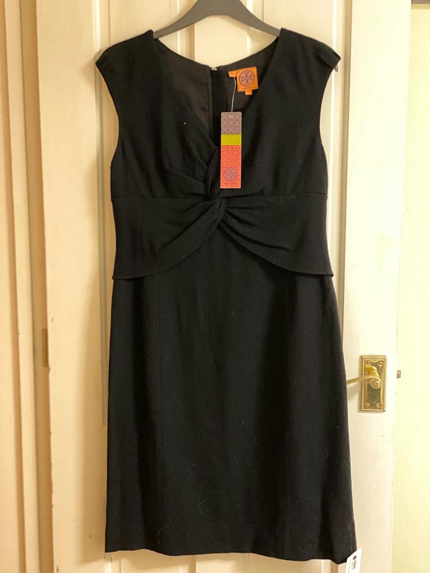 Tory Burch Patrice black crepe dress