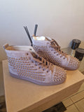 Christian Louboutin Pink VV Spike Trainers