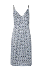 Logo Silk Slip Dress