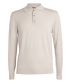 Barena Merino Wool Fine-Knit Polo Sweater