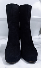 Dior Black Suede Ankle Boots