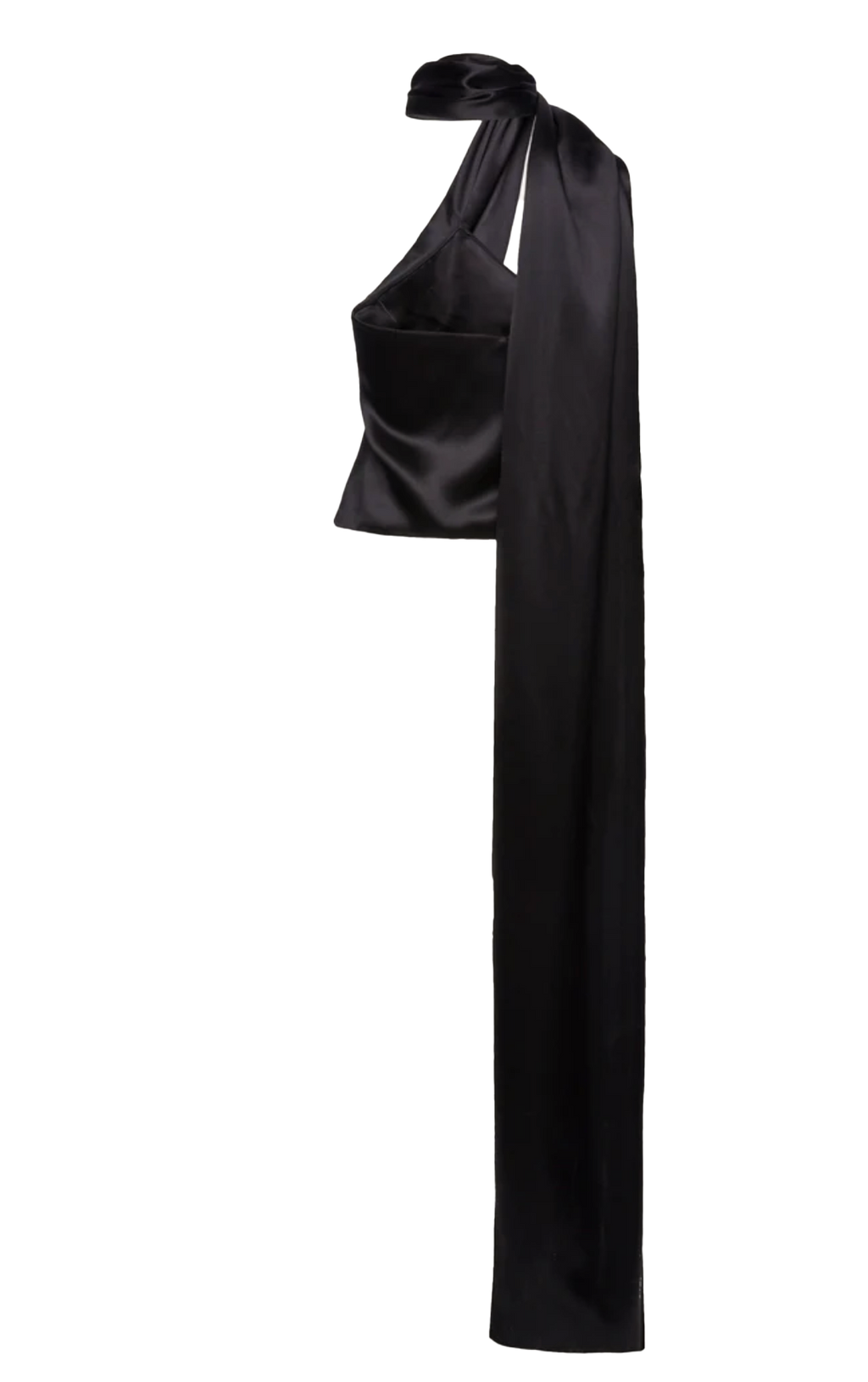 Magda Butrym Silk Wrap Neck Top