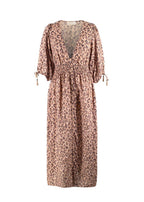 Zimmerman Melody Leopard Print Linen Dress