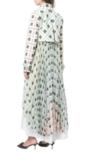 Silvia Tcherassi Birdie Printed Trench Shift Dress