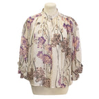 Designers Remix Charlotte Eskildsen cape sleeve floral shirt