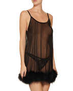 Gilda & Pearl Diana Marabou Babydoll