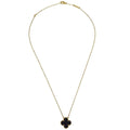 Van Cleef & Arpels Magic Alhambra Pendant Necklace 18K Rose Gold and Onyx