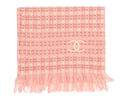 Chanel Pink  Cashmere Scarf