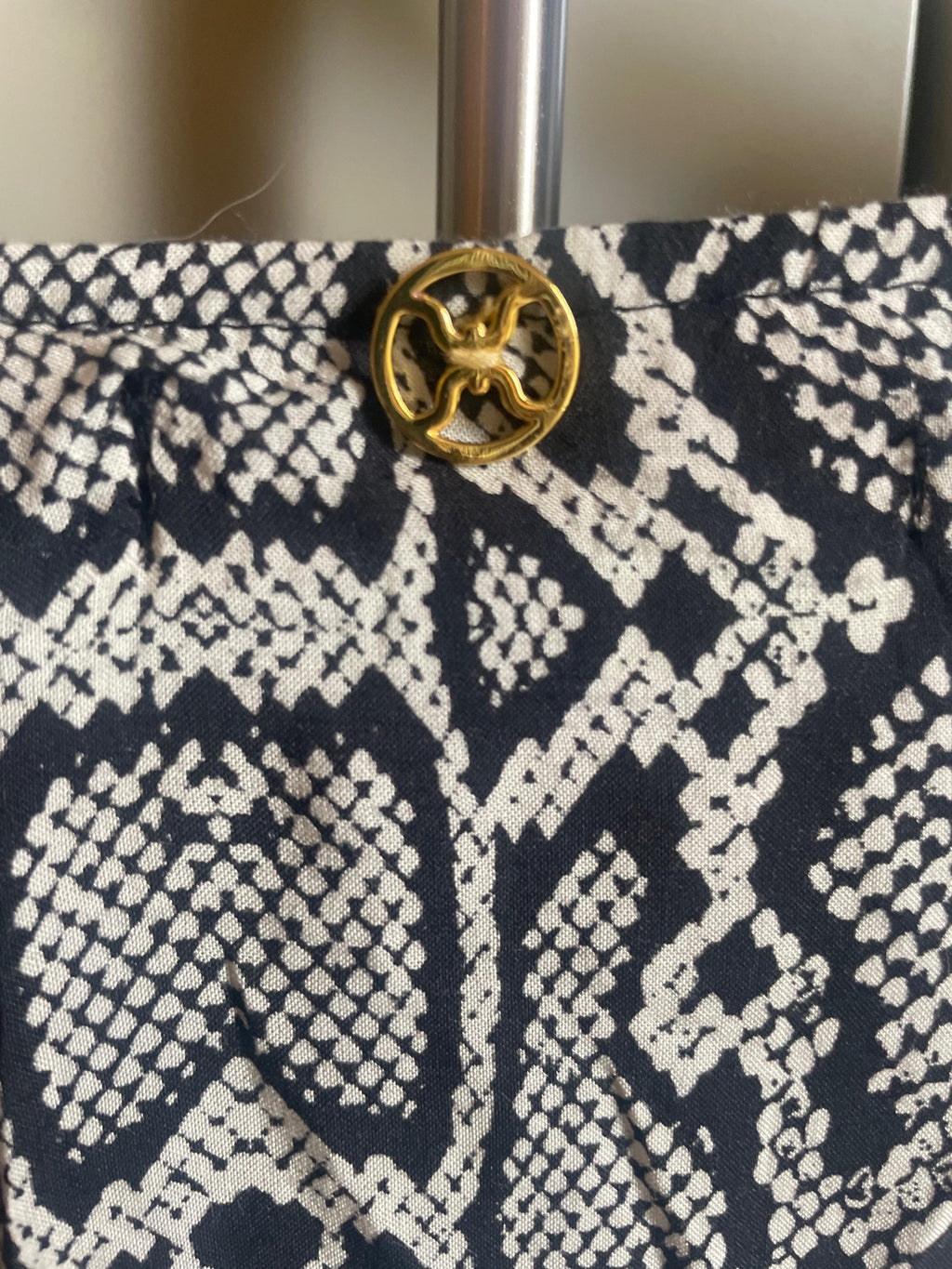 Grey Snakeskin Kaftan Dress