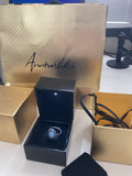 Dusty Diamonds 18ct White Gold Aquamarine Ring - Size M