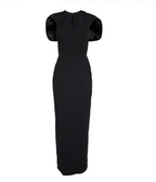 Maticevski Cypress Ruched Crepe Midi Dress