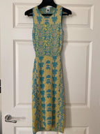 M Missoni Jacquard Knit Cut-out Back Dress