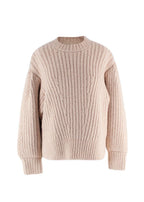 Ulla Johnson Beige Chunky Knit Jumper