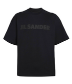 Jil Sander Round Collar Tonal Logo T-Shirt