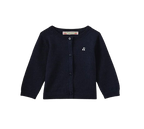 Bonpoint Kids Navy Wool Cardigan