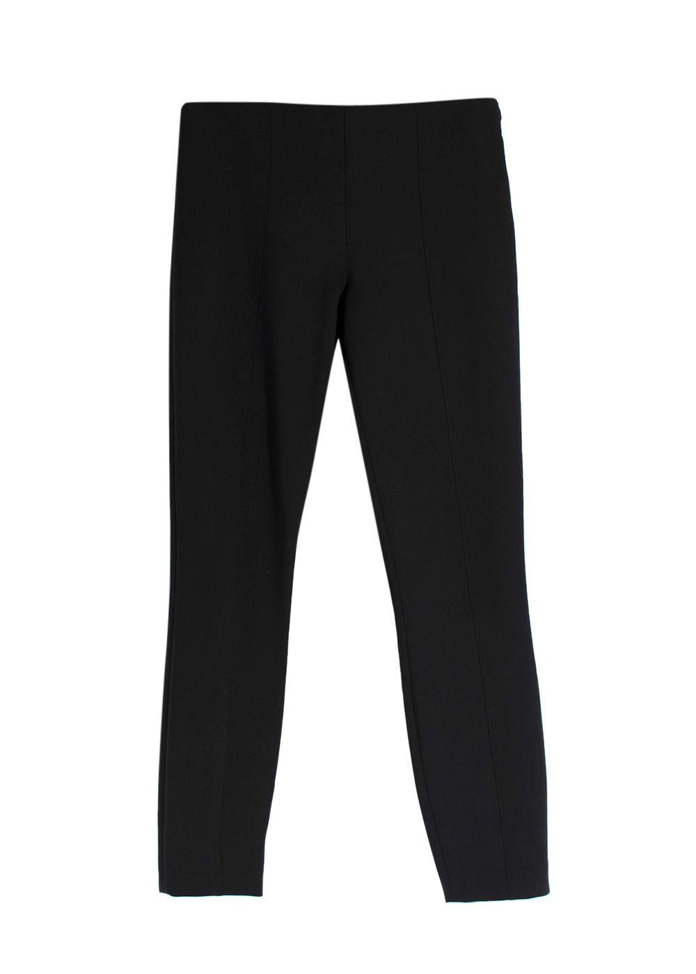 The Row Black Cigarette Trousers