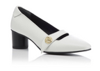 Reike Nen white leather pumps
