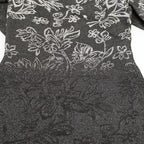 D. Exterior Grey and Metallic Dress