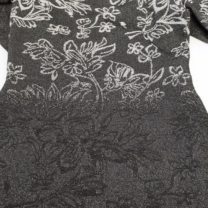 D. Exterior Grey and Metallic Dress