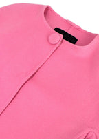 Ermanno Scervino Pink Angora Wool Blend Jacket