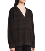 Missoni Zigzag V-Neck Sweater