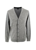 Cerruti 1881 Grey Wool Cardigan