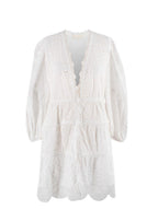 Waimari White Embroidered Mini Dress