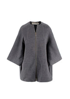 Dior Grey Virgin Wool Blend Double Zip Jacket