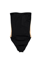 Norma Kamali Black Bandeau Swimsuit