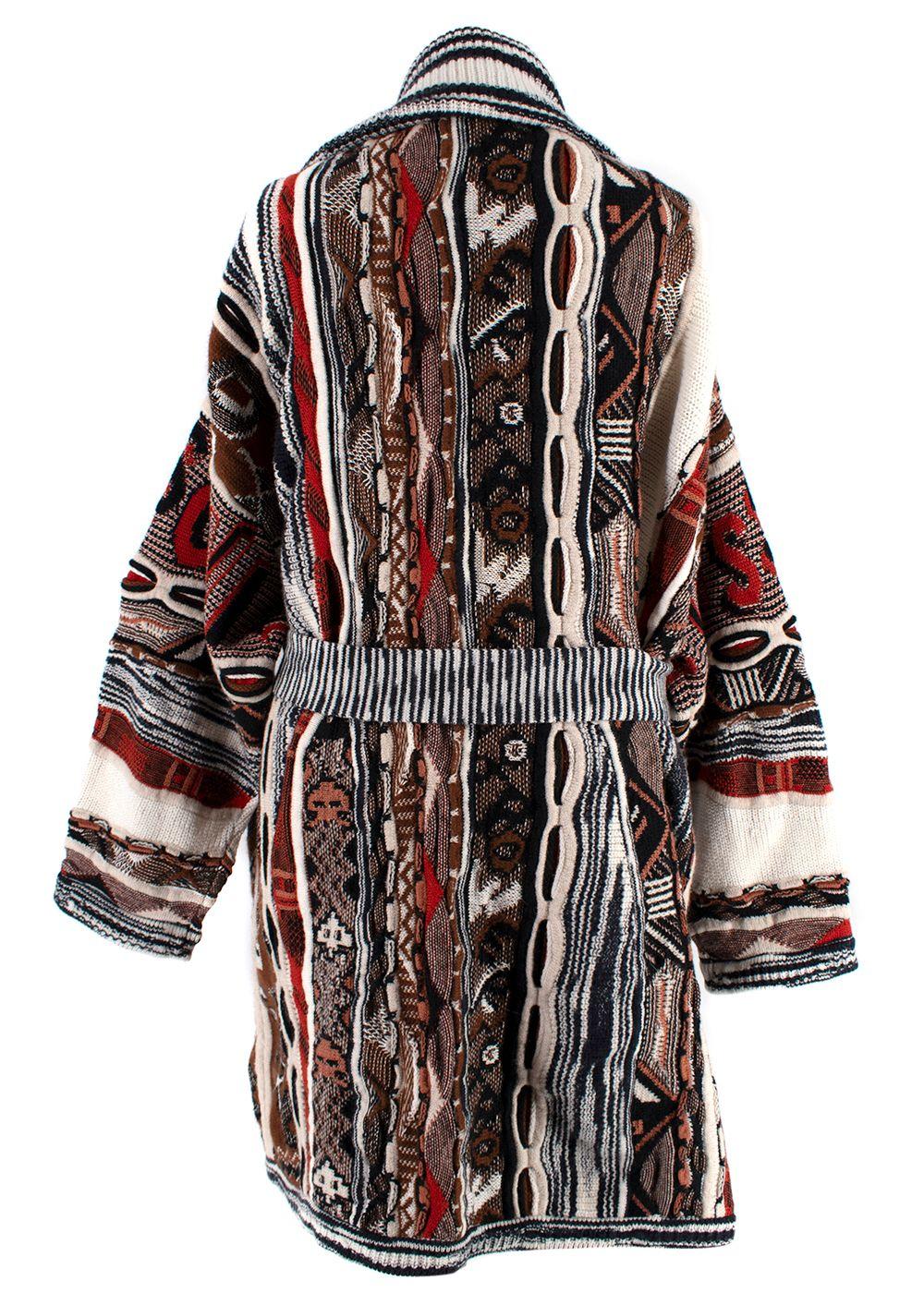 Missoni Intarsia Chunky Knit Cardigan