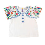 Stella McCartney Kids 2Y Multi Color Embroidered Top