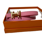 Hermes Reversible Thin Belt