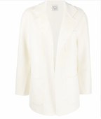 Vanilla Wool Melton Blazer
