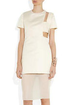 Esteban Cortazar White Cutout Dress