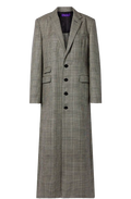 Ralph Lauren Collection Syeda houndstooth wool coat.
