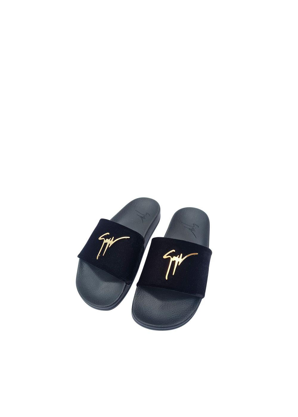 Black & Gold Tone Logo Slides
