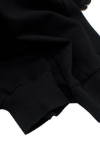 Simone Rocha Black Frill Detail Cuffed Joggers